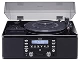 Teac LPR660USBPB LP-Cassette to CD Recorder/USB Home Theater Receiver, Black