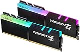 G.SKILL Trident Z RGB Series (XMP) DDR4 RAM 16GB (2x8GB) 3200MT/s CL16-18-18-38 1.35V Intel AMD Desktop Computer Memory UDIMM (F4-3200C16D-16GTZR)