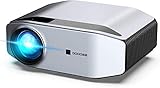 Movie Projector, GooDee Portable Outdoor Native 1080P Home Theater Video Projector, Full HD LCD 300 Inch, contrast 10000:1 with 100,000 hrs Lamp Life, Compatible with PC, PS4, TV Stick, HDMI, YG620