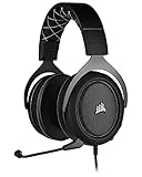 Corsair HS60 PRO - 7.1 Virtual Surround Sound Gaming Headset with USB DAC - Works with PC, Xbox Series X|S, Xbox One, PS5, PS4, and Nintendo Switch - Carbon (CA-9011213-NA)