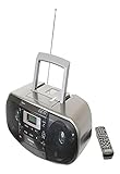 Panasonic RX-D55GC-K Boombox - High Power MP3 CD AM/ FM Radio Cassette Recorder with USB & Music Port High Quality Sound with 2-Way 4-Speaker (Black)