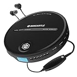 CD Player, Battery Playback Portable CD Player 7Hr Playtime, Small CD Players for Car (AUX only) | Oakcastle CD10 Portable Music Player with Headphones, CD Walkman, Discman