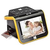 KODAK SLIDE N SCAN Film and Slide Scanner with Large 5” LCD Screen, Convert Color & B&W Negatives & Slides 35mm, 126, 110 Film Negatives & Slides to High Resolution 22MP JPEG Digital Photos