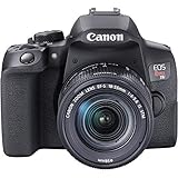 Canon EOS Rebel T8i EF-S 18-55mm is STM Lens Kit, Black