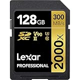 Lexar Professional 2000x 128GB SDXC UHS-II Card (LSD128CBNA2000R)