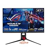 ASUS ROG Strix XG279Q 27” HDR Gaming Monitor, 1440P WQHD (2560 x 1440), Fast IPS, 170Hz, G-SYNC, Extreme Low Motion Blur (ELMB SYNC), 1ms, HDR™ 400, Eye Care, DisplayPort Dual HDMI