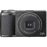 Ricoh GR III Digital Compact Camera, 24mp, 28mm F 2.8 Lens with Touch Screen LCD, Black