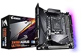 GIGABYTE Z490I AORUS Ultra (Intel LGA1200/Z490/Mini-ITX/Dual M.2/Realtek ALC1220-VB/SATA 6Gb/s/USB 3.2 Gen 2/WIFI 6/2.5 GbE LAN/HDMI/Gaming Motherboard)