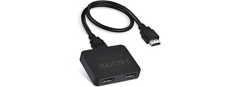 avedio 4k 60hz hdmi splitter 1 in 2 out