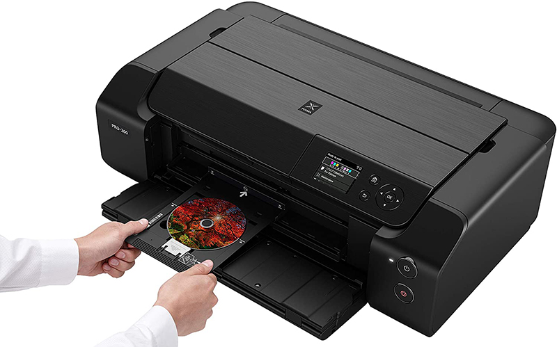 canon pixma pro-200 disk printing