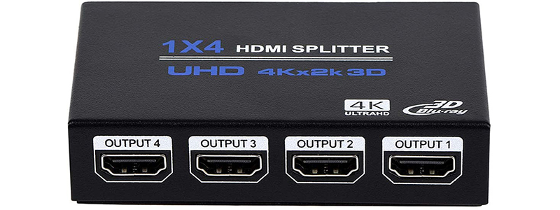 enbuer 1x4 hdmi splitter