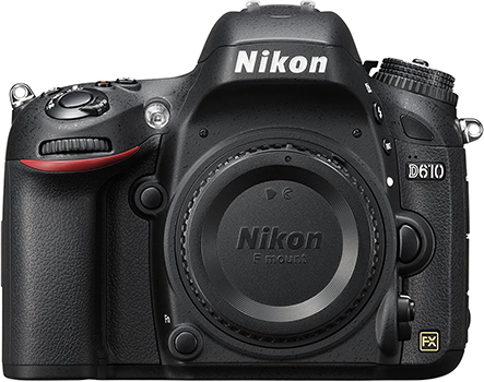 nikon d610 front