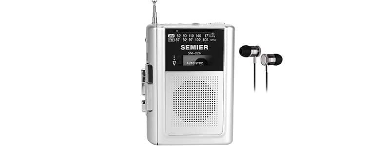 semier portable cassette player