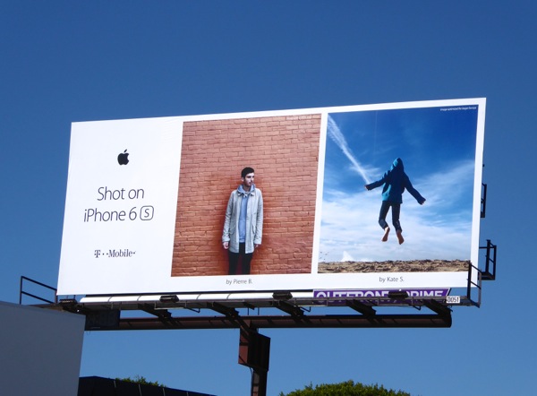 shot on iphone 6s billboard