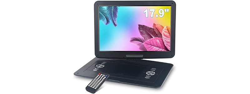 wonnie 17 9 large portable dvd cd player
