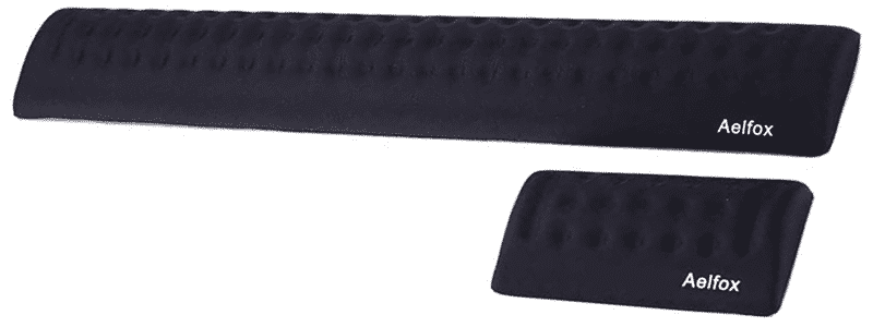 aelfox memory foam keyboard and mouse wrist rest