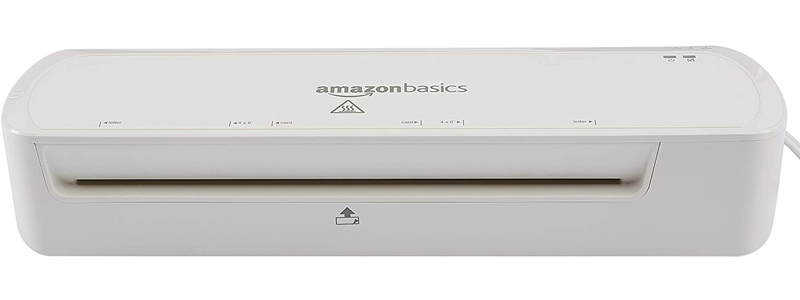 amazon basics 9-inch thermal laminator machine