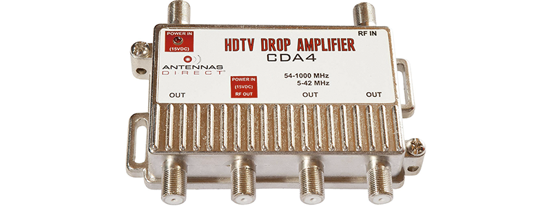 antennas direct cda4 4 port dtv distribution amplifier