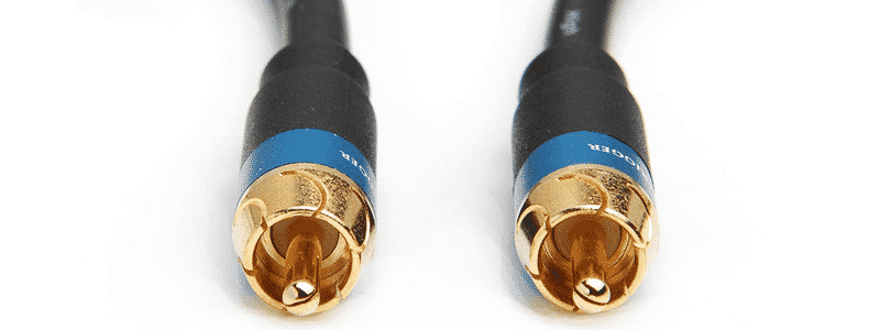 bluerigger subwoofer rca to rca audio cable