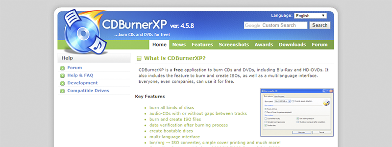 cdburnerxp