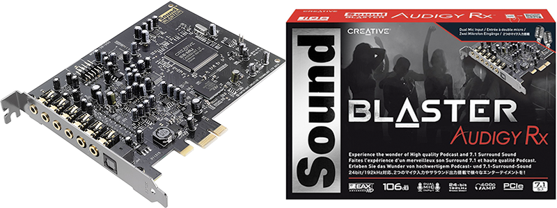 creative sound blaster audigy pcie rx 7 1