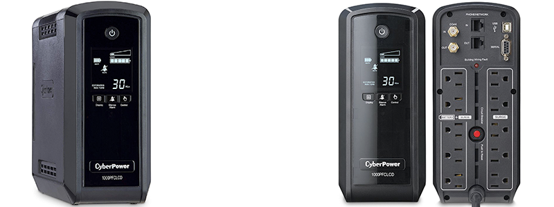 cyberpower cp1000pfclcd pfc sinewave ups system