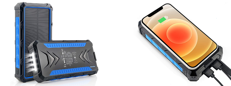 djroll solar power bank 36000mah
