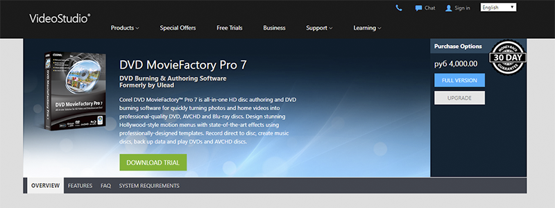 dvd moviefactory pro