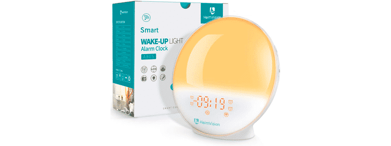 heimvision sunrise alarm clock with fm radio