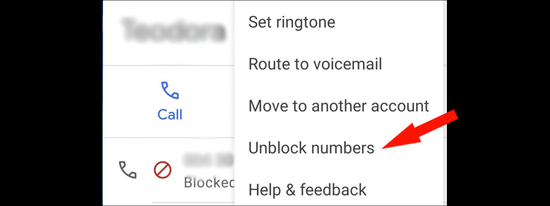 how to block a number on android 11