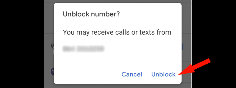 how to block a number on android 13