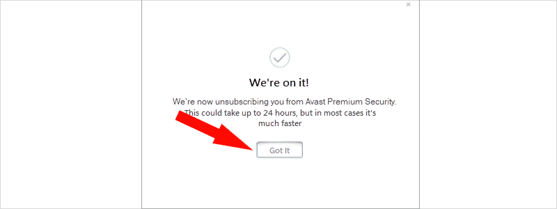 how to cancel avast subscription 4