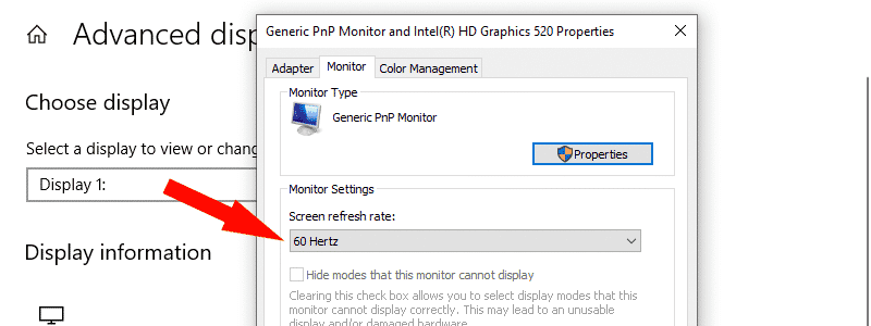 how to change a monitor’s refresh rate 7
