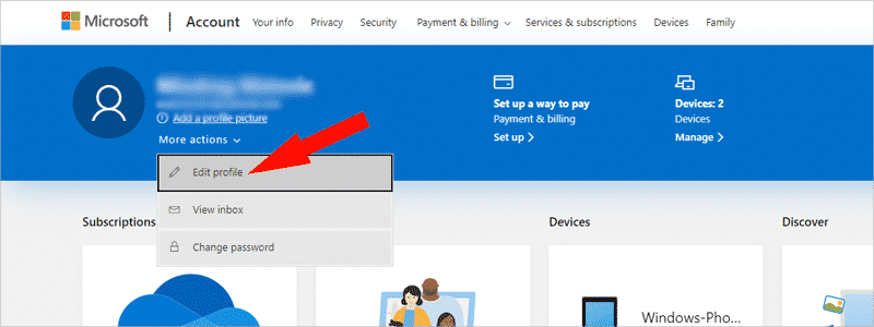 how to change account name on windows 10 13