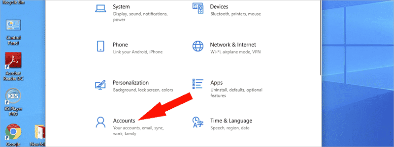 how to change account name on windows 10 9