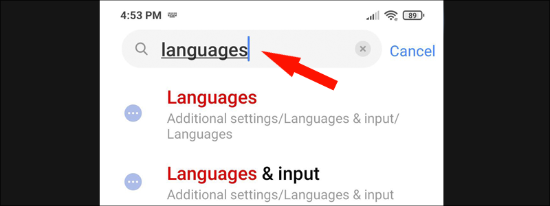how to change language in google chrome android 12