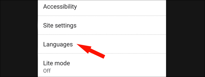 how to change language in google chrome android 4