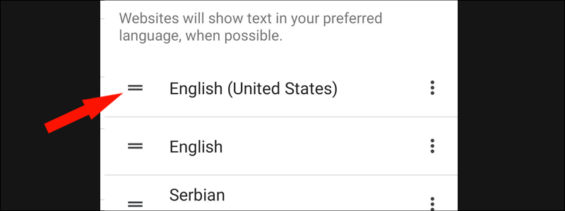 how to change language in google chrome android 6