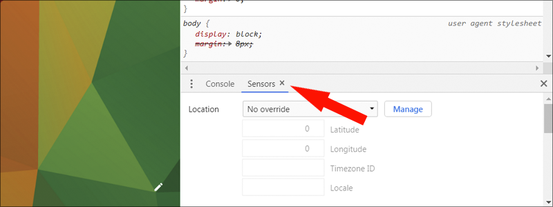 how to change location on google chrome 5