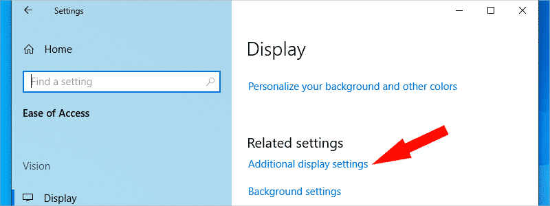how to check screen resolution on windows 10 4