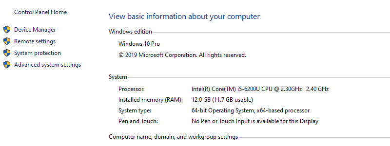 how to check your computer specs 13
