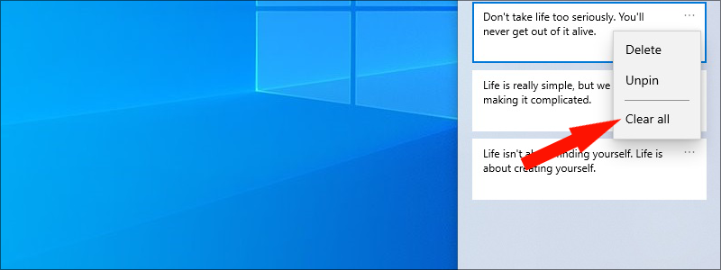 how to clear clipboard history on windows 10 3