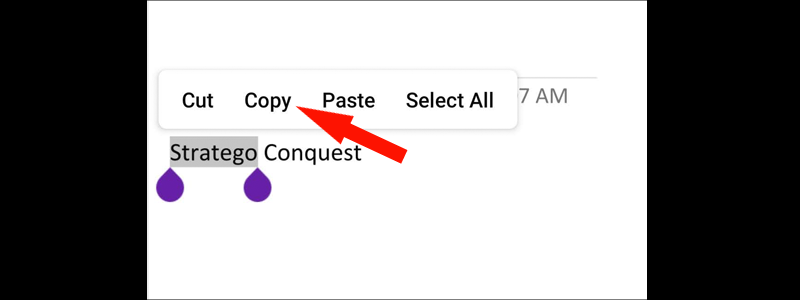 how to copy and paste on android 1