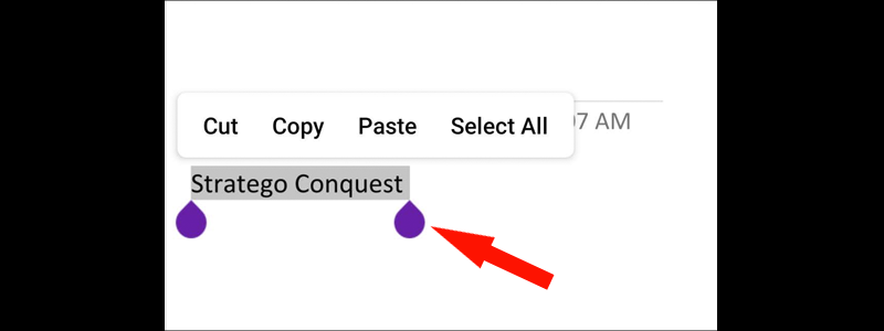 how to copy and paste on android 2