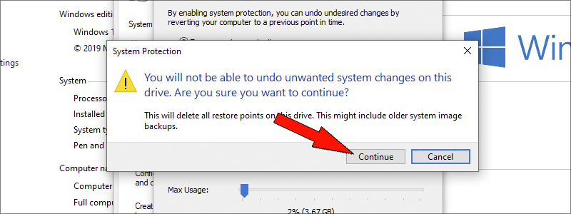 how to delete backup files in windows 10 8