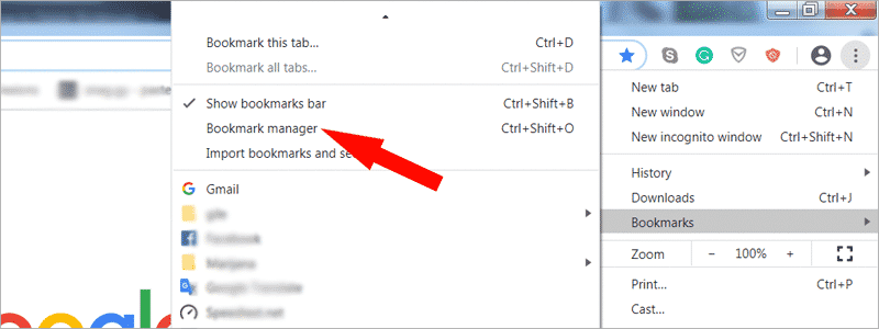 how to delete bookmarks on chrome 3