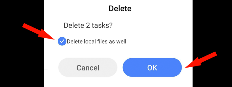 how to delete downloads on android 5