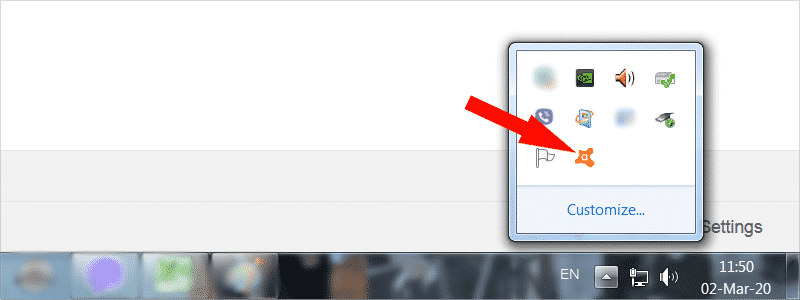 how to disable avast 3a