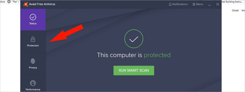 how to disable avast 8a