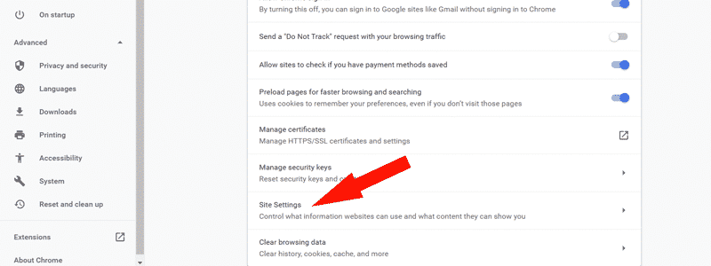how to disable pop-up blocker on chrome 6
